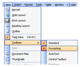 OfficeMenu Screenshot